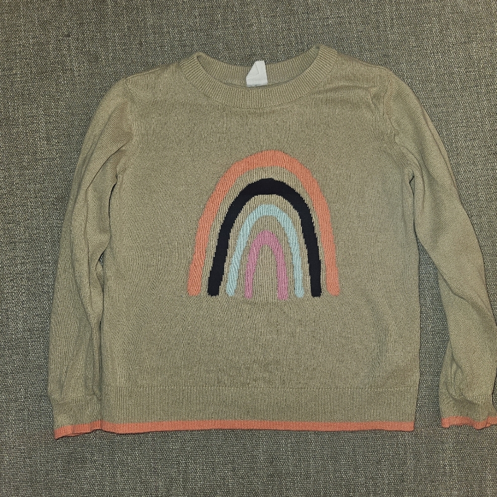 Baby Gap Girls Rainbow Sweater Size 5